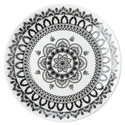 BIA Arabesque Black Salad Plates, 7.5in