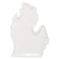 BIA Michigan Shape White Platter, 13.75 in