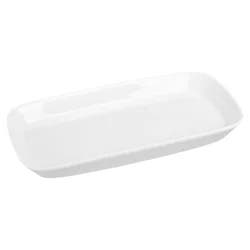 BIA Cordon Bleu Lido Porcelain Rectangle Plate, 9.25"