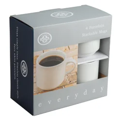 BIA Cordon Bleu Porcelain Stacking Mugs