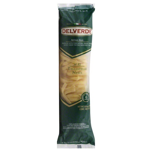 slide 1 of 1, Delverde Single Tube Nest Tagliatelli Pasta, 8.8 oz