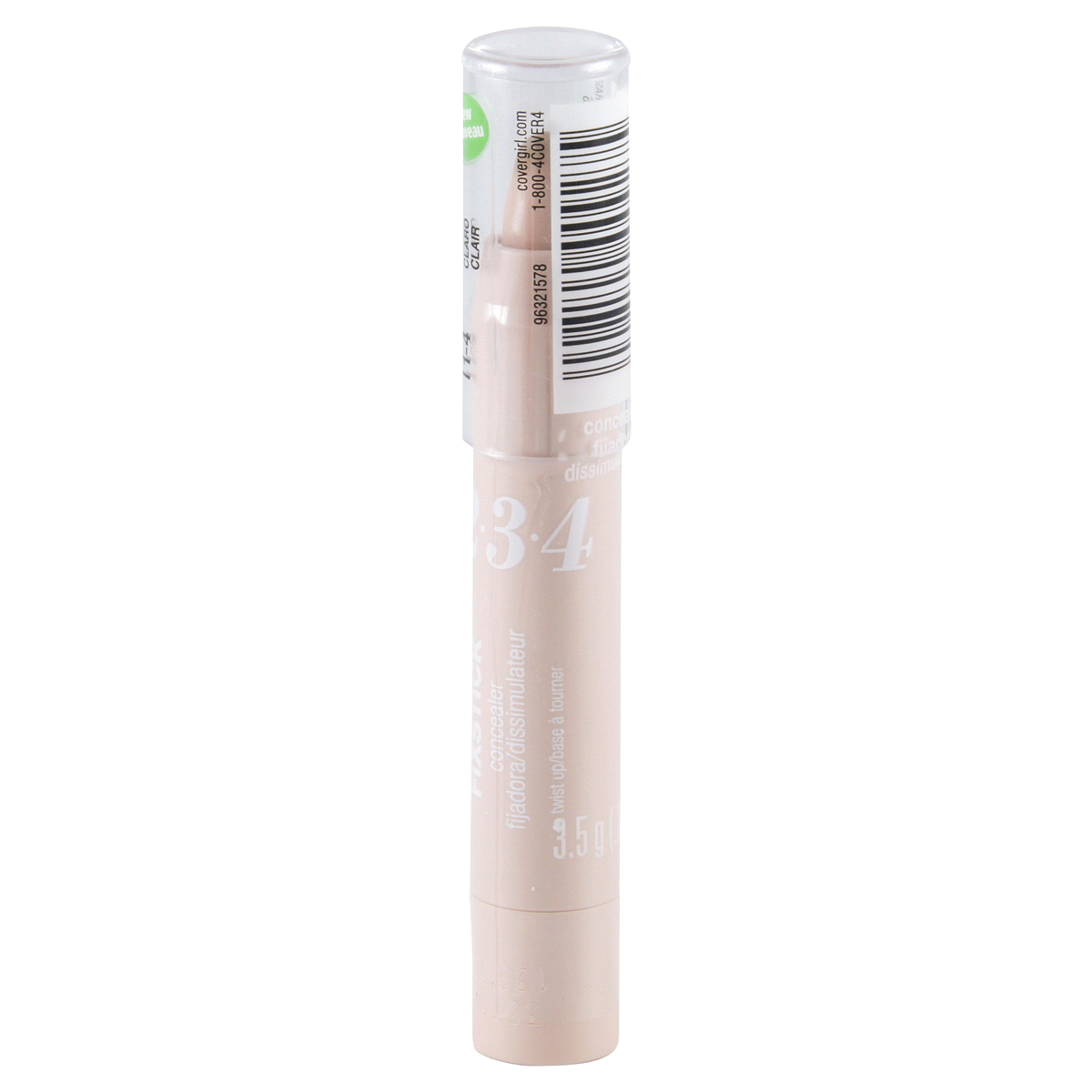 slide 4 of 4, Covergirl truBLEND Fixstick Concealer - L1-4 Fair, 12 oz