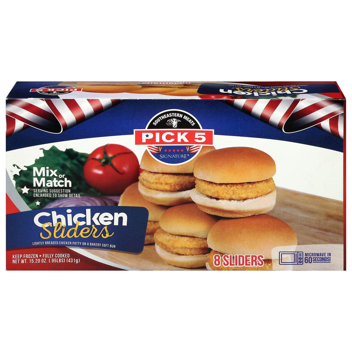 slide 3 of 4, Pick 5 Signature Chicken Sliders 8 Each, 8 ct