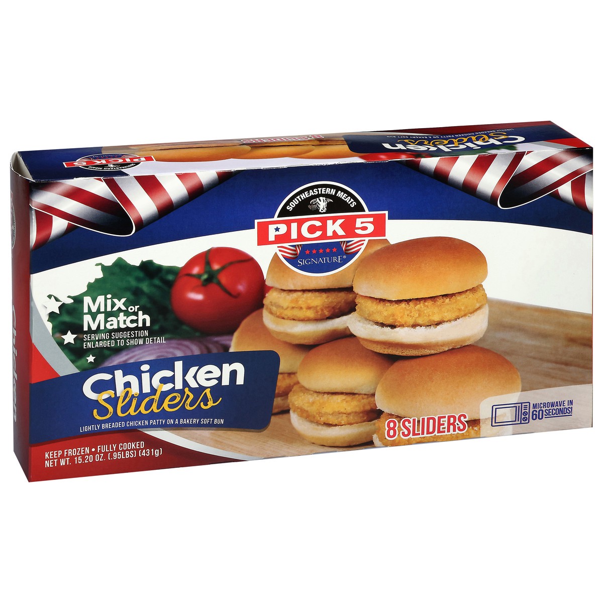 slide 2 of 4, Pick 5 Signature Chicken Sliders 8 Each, 8 ct