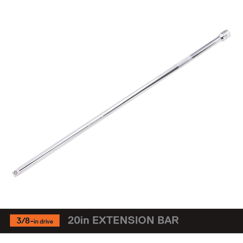 slide 3 of 6, Kobalt 3/8-in Drive 20-in Socket Extension, 1 ct