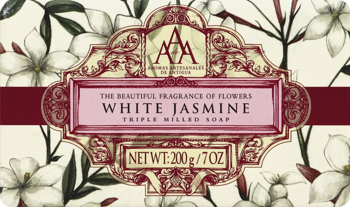 slide 4 of 4, AAA Aromatherapy Triple Milled Bar Soap - White Jasmine, 7 oz