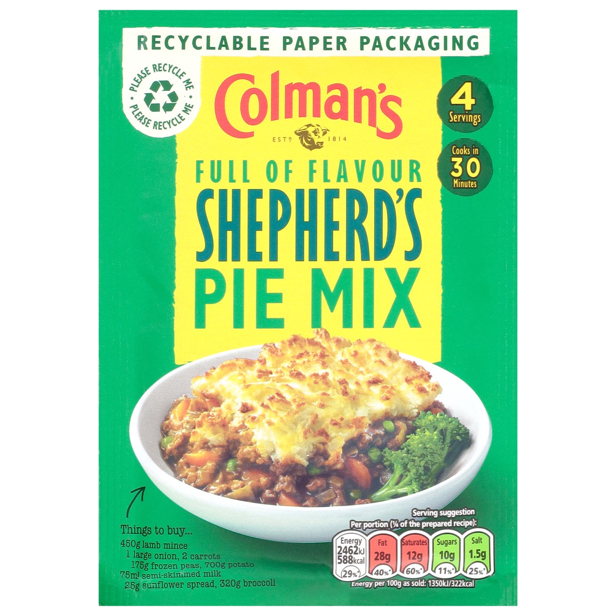 slide 3 of 4, Colman's Shepherd's Pie Mix 1.76 oz, 1.76 oz