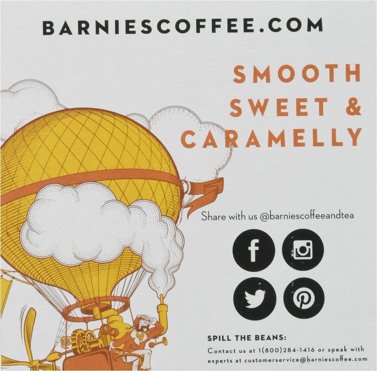 slide 7 of 9, Barnie's Coffee & Tea Co. Single Serve Cups Medium Roast Creamy Buttery Caramel Coffee - 10 ct, 10 ct