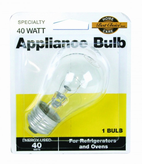 slide 1 of 1, Best Choice 40 Watt Appliance Bulb, 1 ct