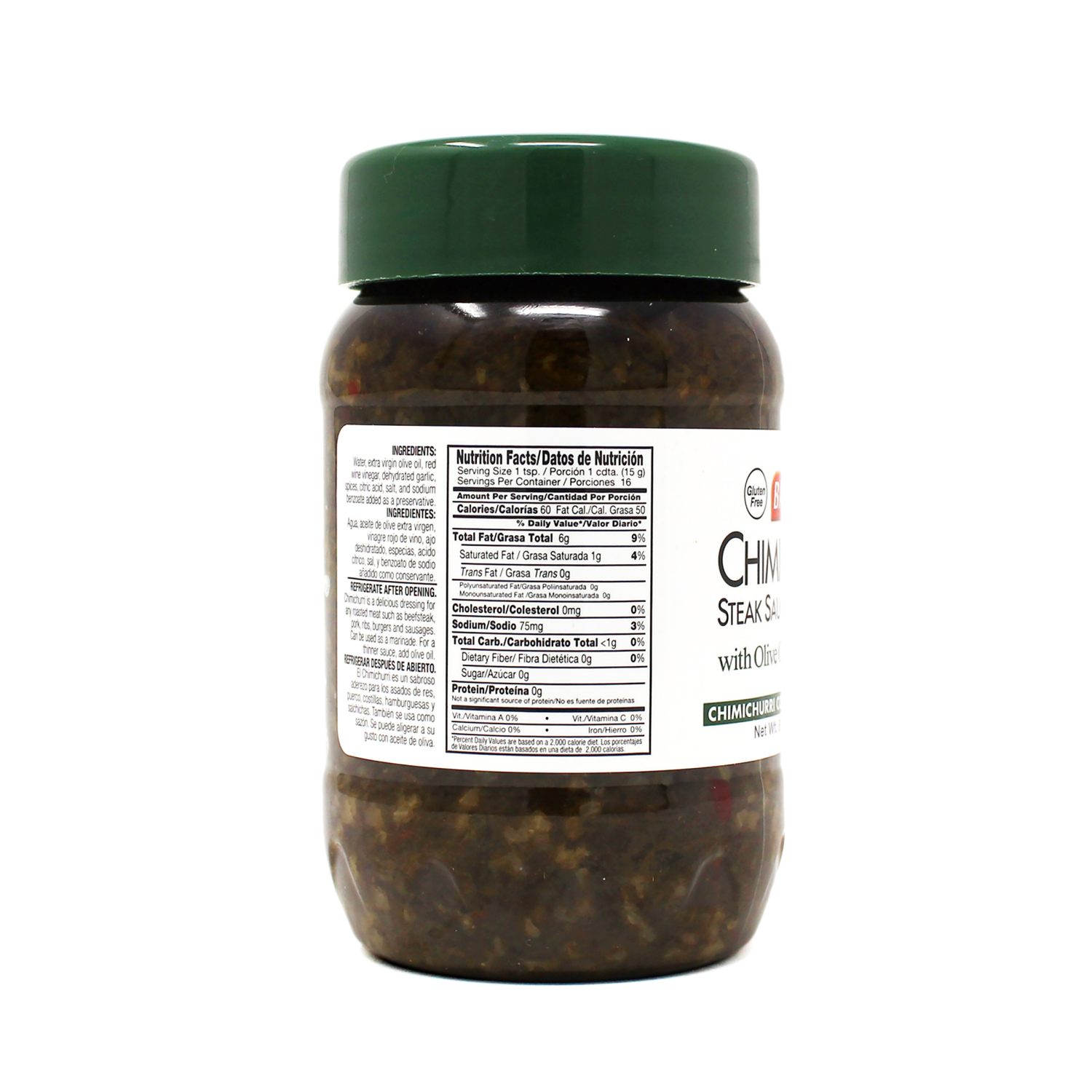 slide 3 of 3, Badia Chimichurri Steak Sauce with Olive Oil 8 oz, 8 oz