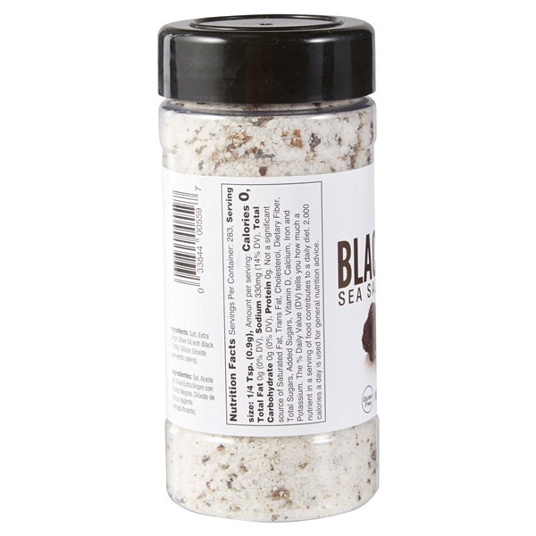 slide 11 of 29, Badia Black Truffle Sea Salt, 9 oz