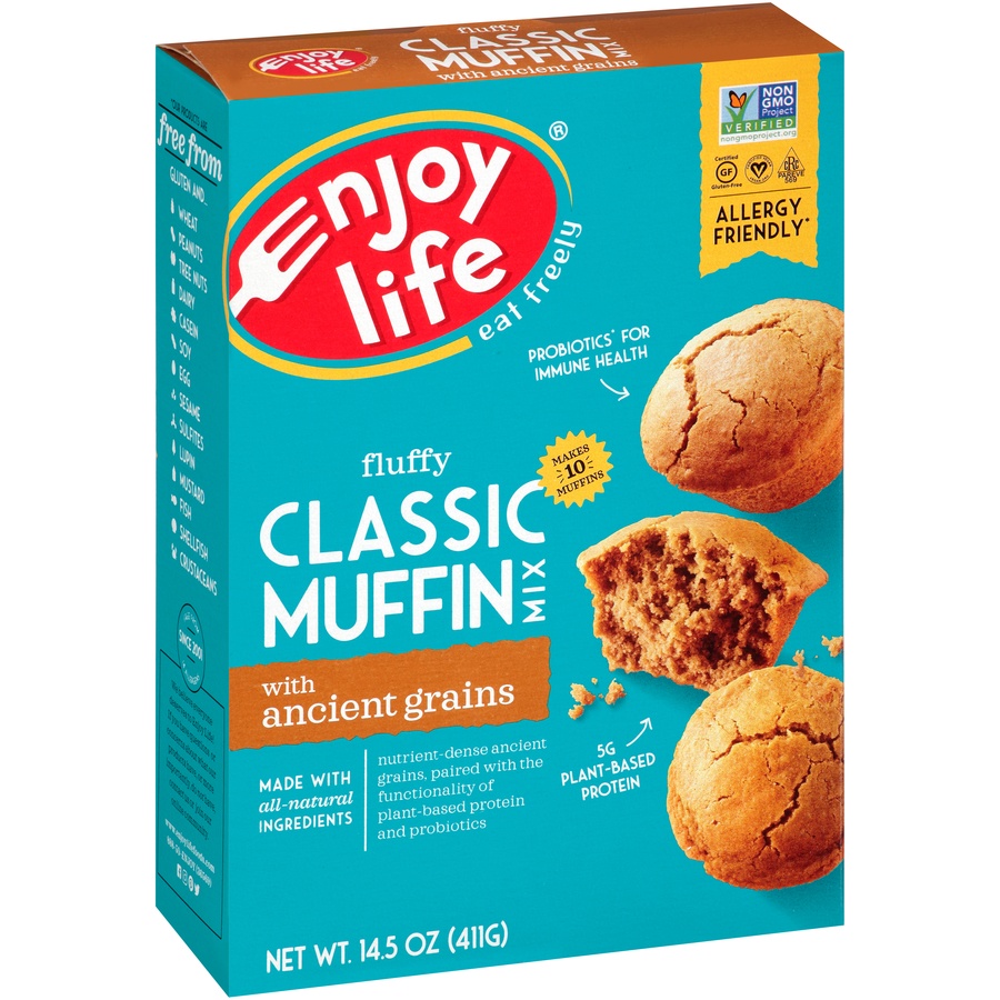 slide 5 of 8, Enjoy Life Fluffy Classic Muffin Mix With Ancient Grains, 14.5 oz