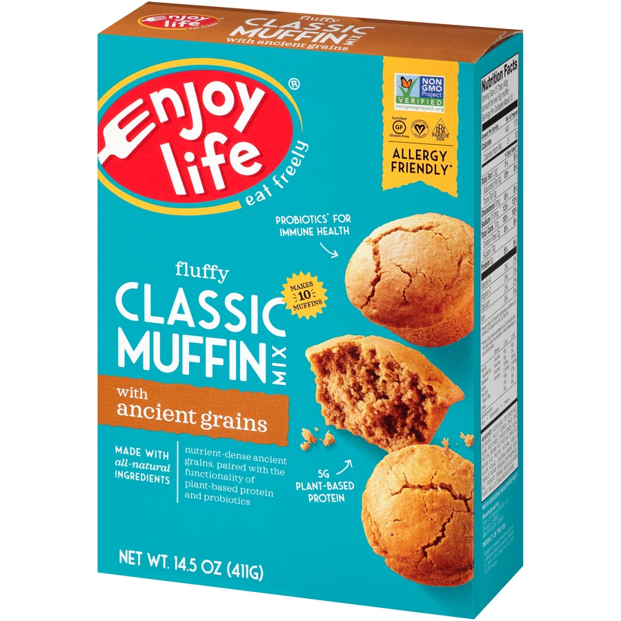 slide 6 of 8, Enjoy Life Fluffy Classic Muffin Mix With Ancient Grains, 14.5 oz