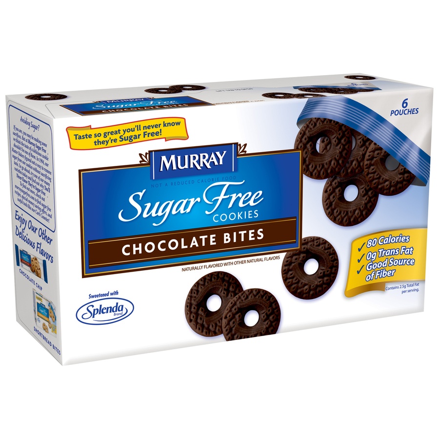 slide 2 of 2, Murray Cookies Chocolate Bites Sugar-Free, 4.44 oz