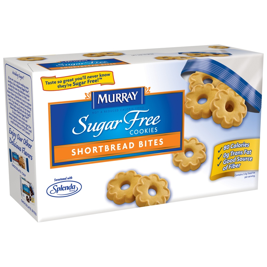 slide 2 of 2, Murray Cookies Shortbread Bites Sugar-Free, 4.44 oz