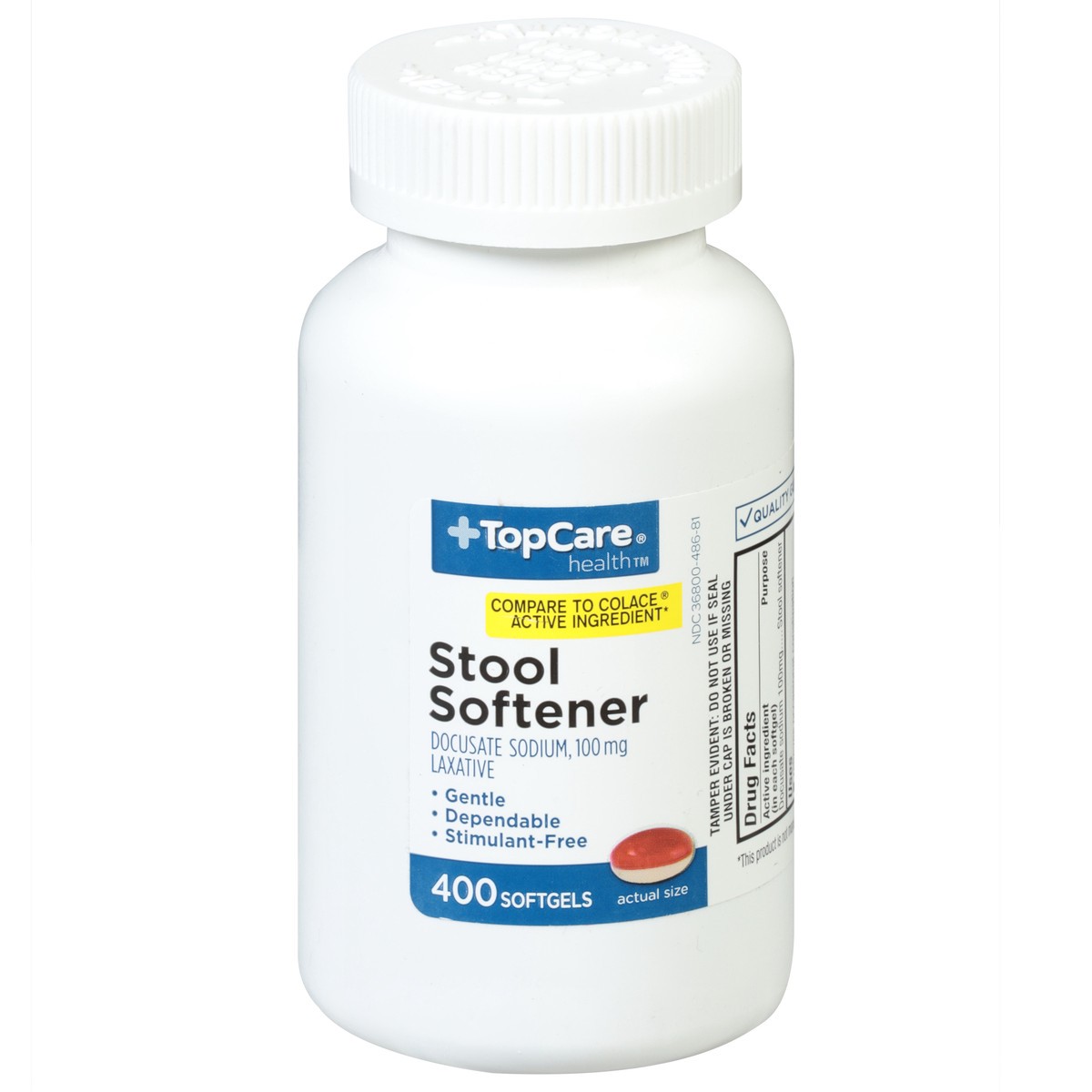 slide 10 of 14, TopCare Health 100 mg Stool Softener 400 Softgels, 400 ct