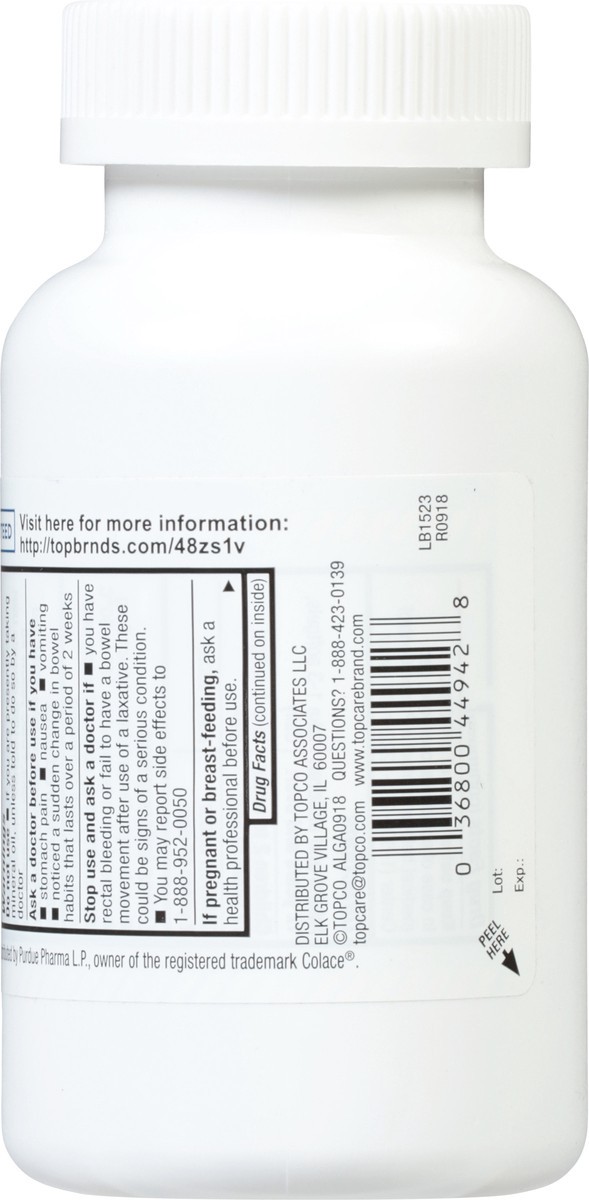 slide 3 of 14, TopCare Health 100 mg Stool Softener 400 Softgels, 400 ct