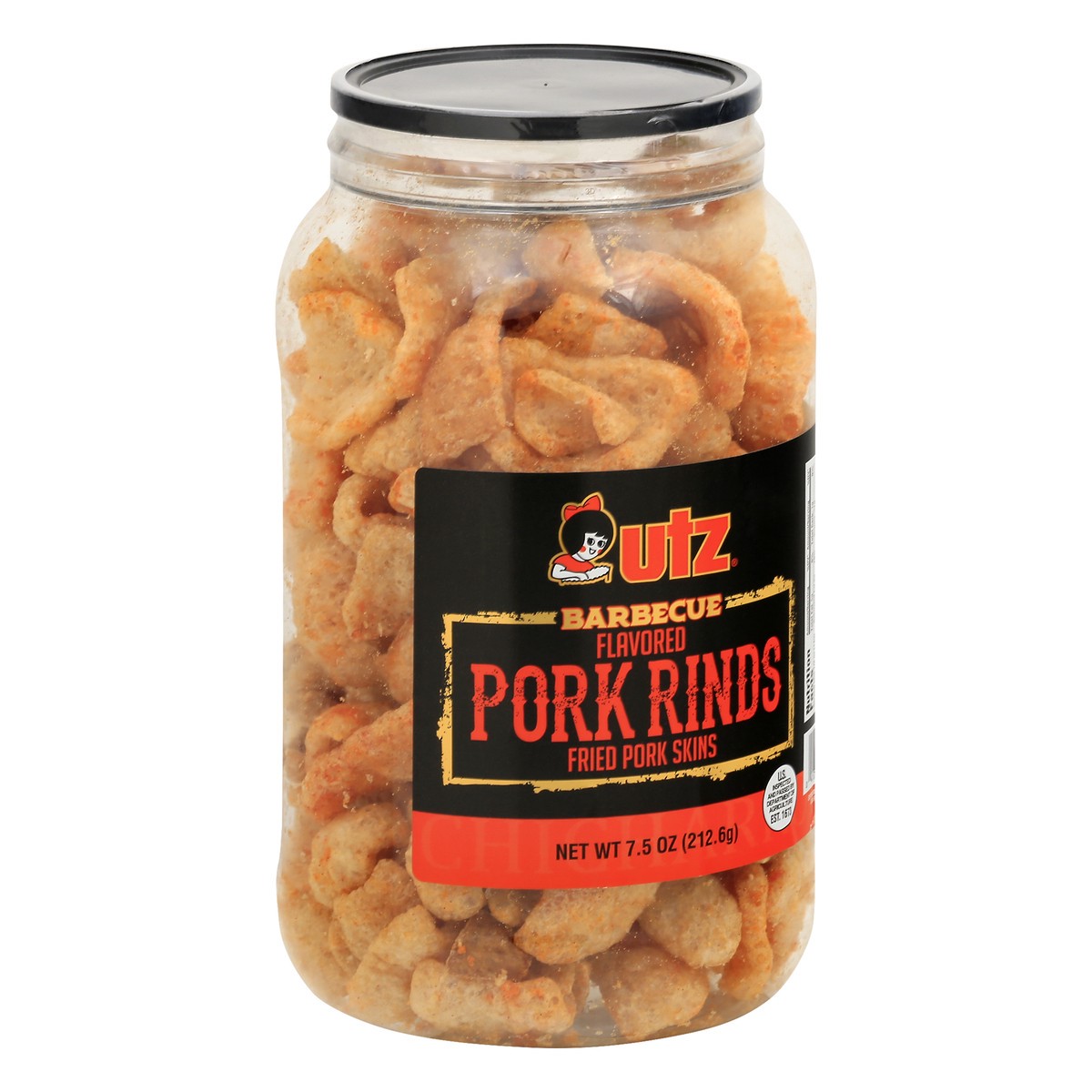 slide 3 of 9, Utz Barbecue Flavored Pork Rinds 7.5 oz, 7.5 oz