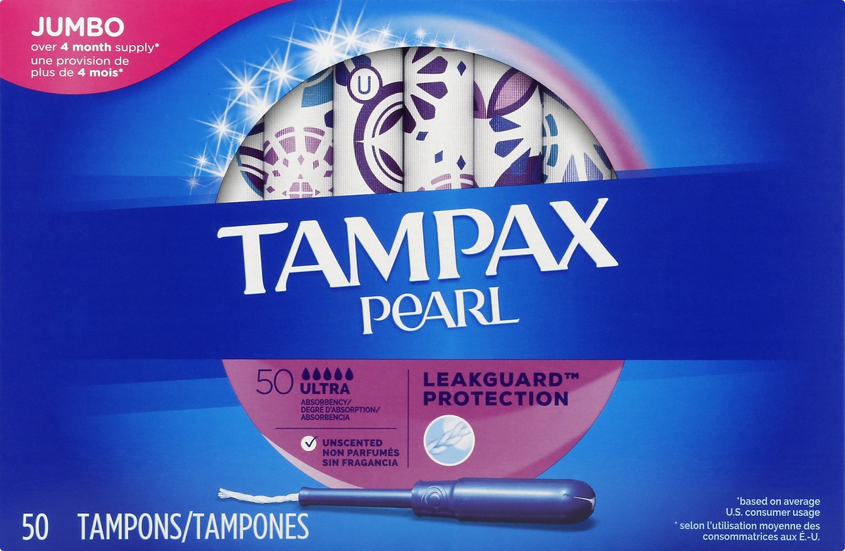 slide 1 of 11, Tampax Tampons 50 ea, 50 ct