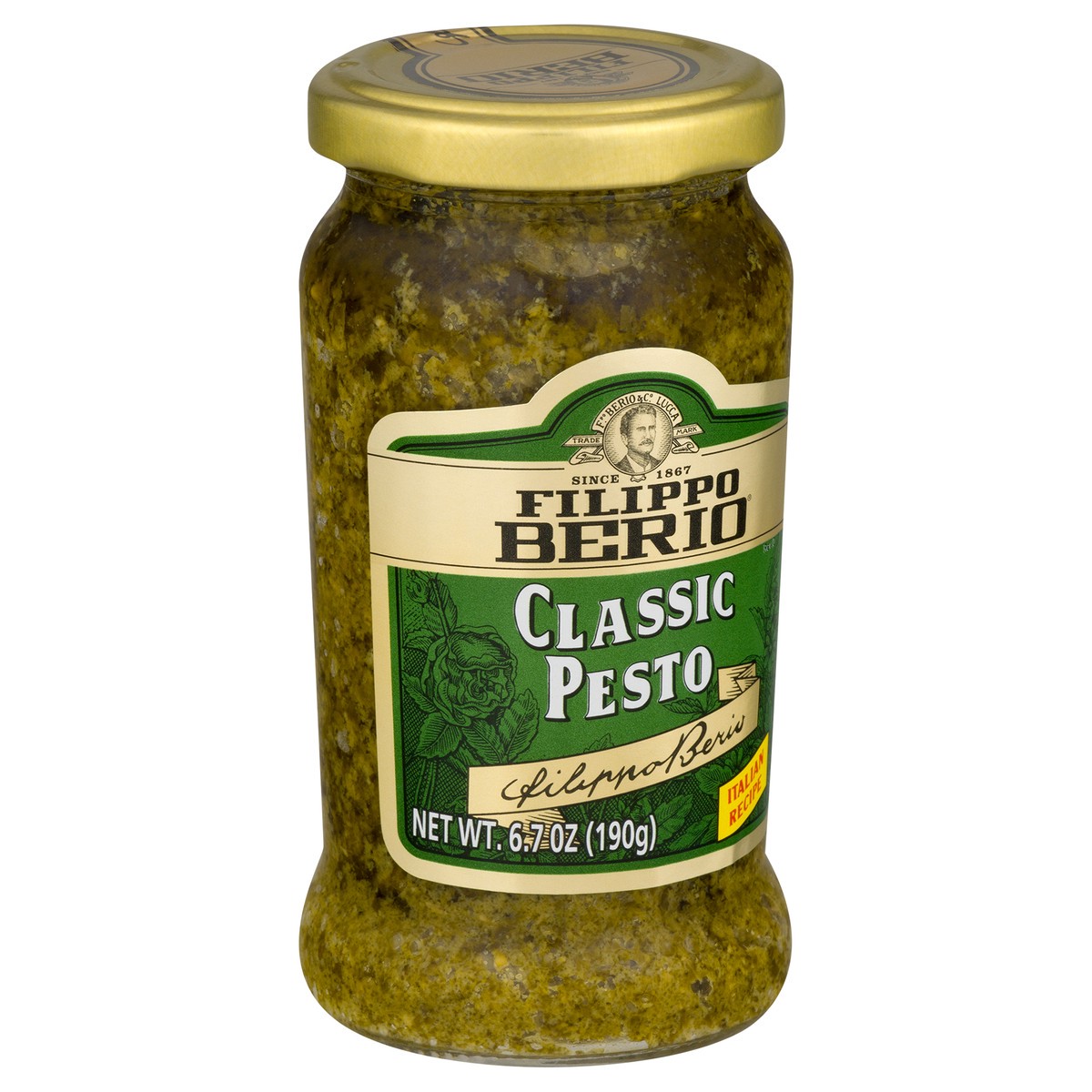 slide 5 of 9, Filippo Berio Classic Pesto 6.7 oz. Jar, 6.7 oz