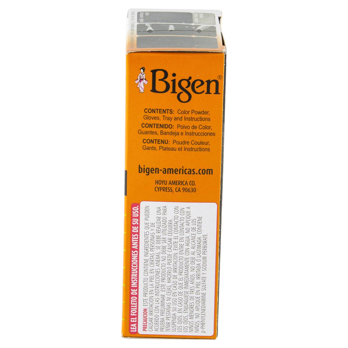 slide 5 of 6, Bigen Permanent Powder Hair Color 59 Oriental Black, 1 kit