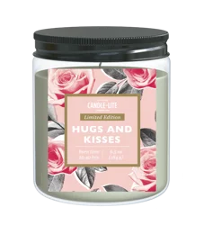 Candle-lite Valentines Day Hugs and Kisses Jar Candle