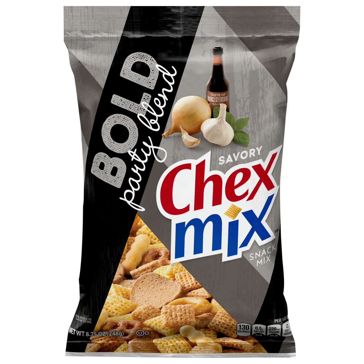 slide 1 of 1, Chex Mix Bold Party Blend Savory Snack Mix, 8.75 oz, 8.75 oz