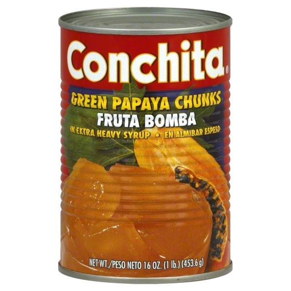 slide 1 of 1, Conchita Fruta Bomba (Green Papaya Chunks In X-Hvy Syrup)Can, 16 oz