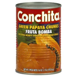 Conchita Fruta Bomba (Green Papaya Chunks In X-Hvy Syrup)Can