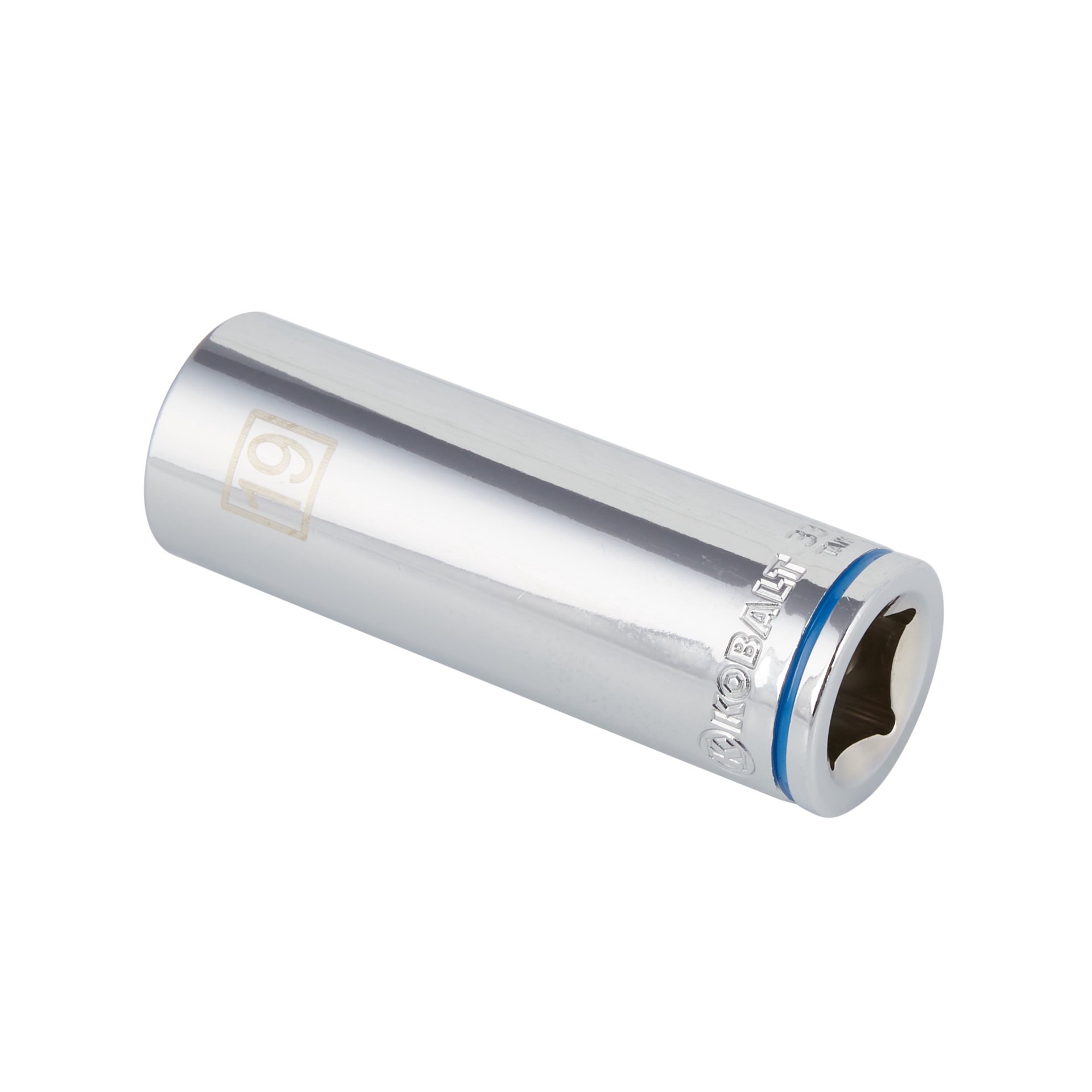slide 4 of 6, Kobalt 1/2-in Drive Metric 19mm Deep Socket, 1 ct