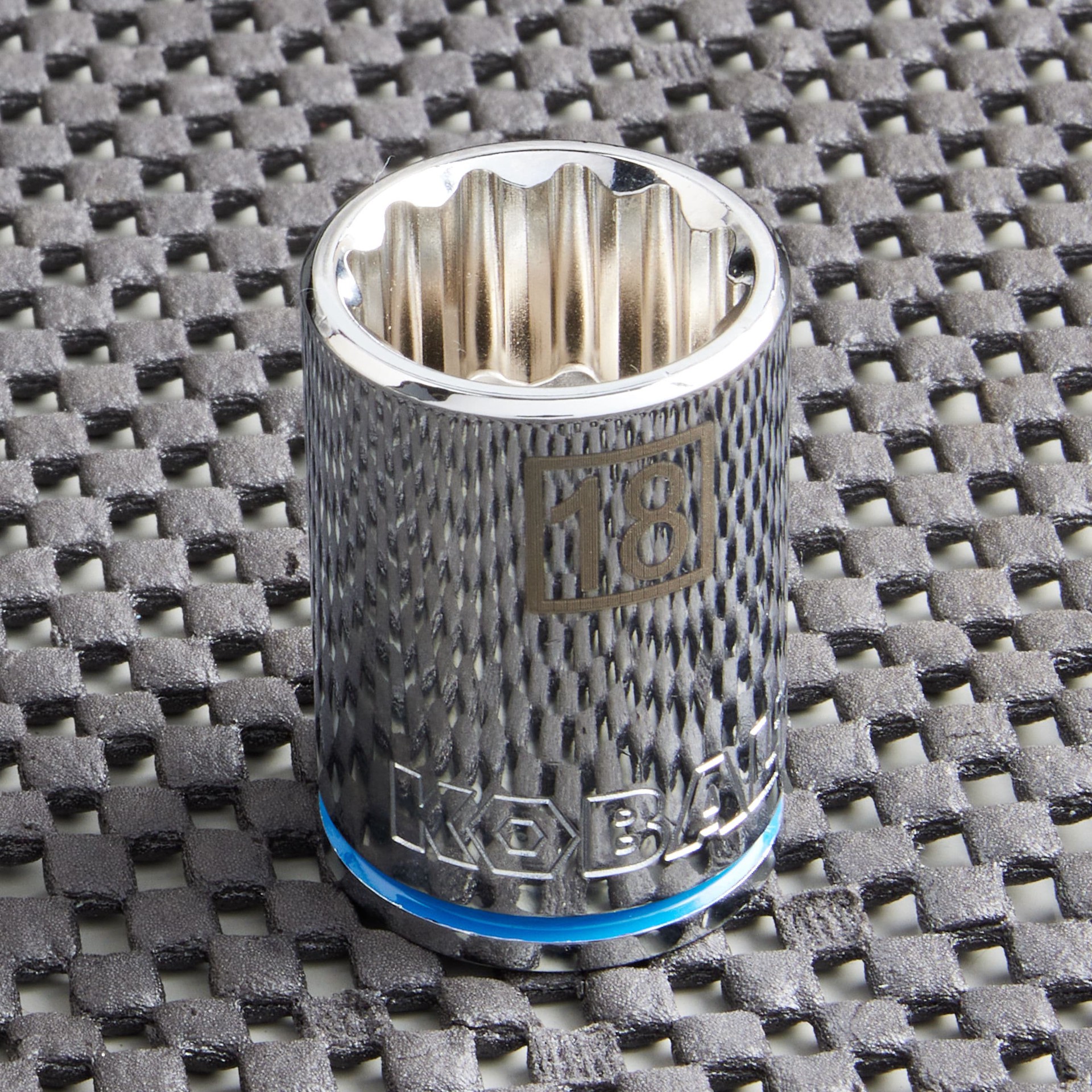 slide 2 of 6, Kobalt 1/2-in Drive Metric 18mm Shallow Socket, 1 ct