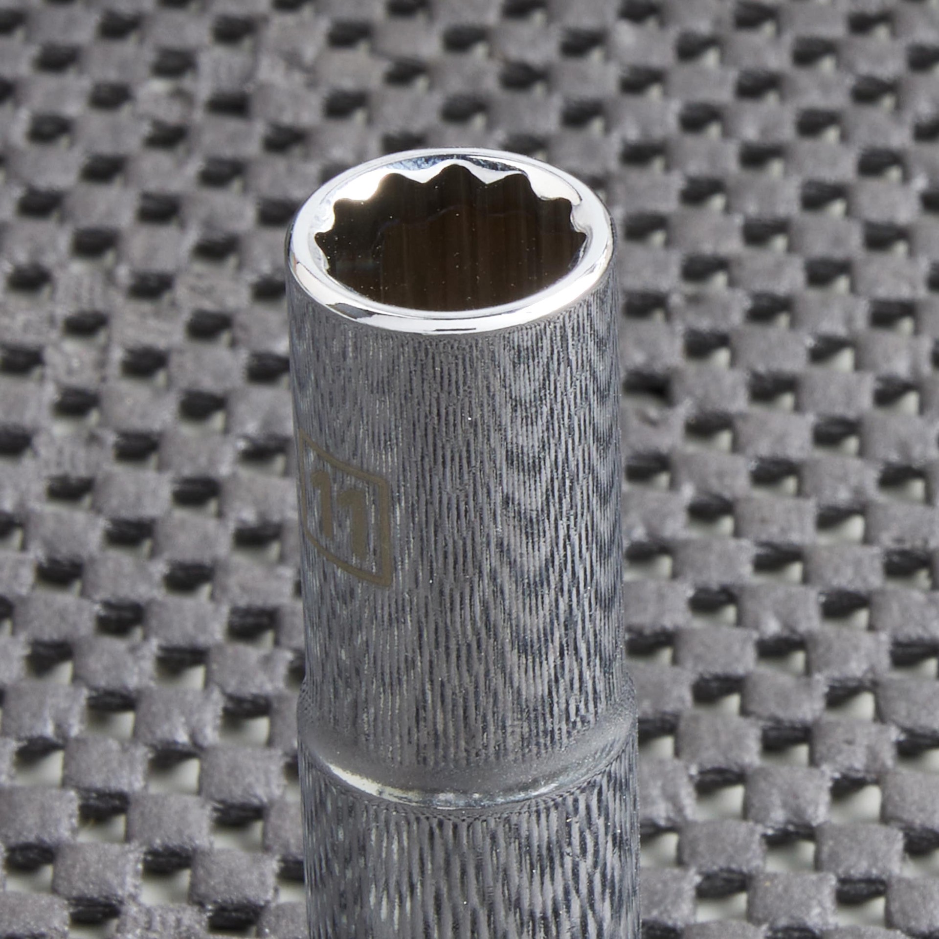 slide 2 of 6, Kobalt 3/8-in Drive Metric 11mm Deep Socket, 1 ct