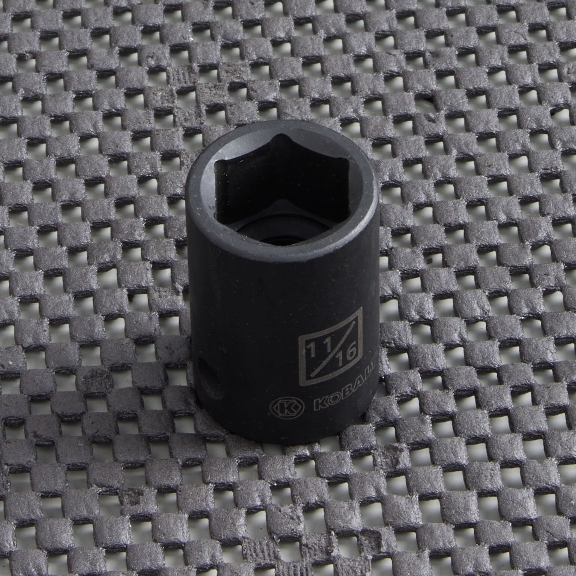 slide 2 of 6, Kobalt Standard (SAE) 1/2-in Drive 11/16-in 6-point Impact Socket Individual, 1 ct
