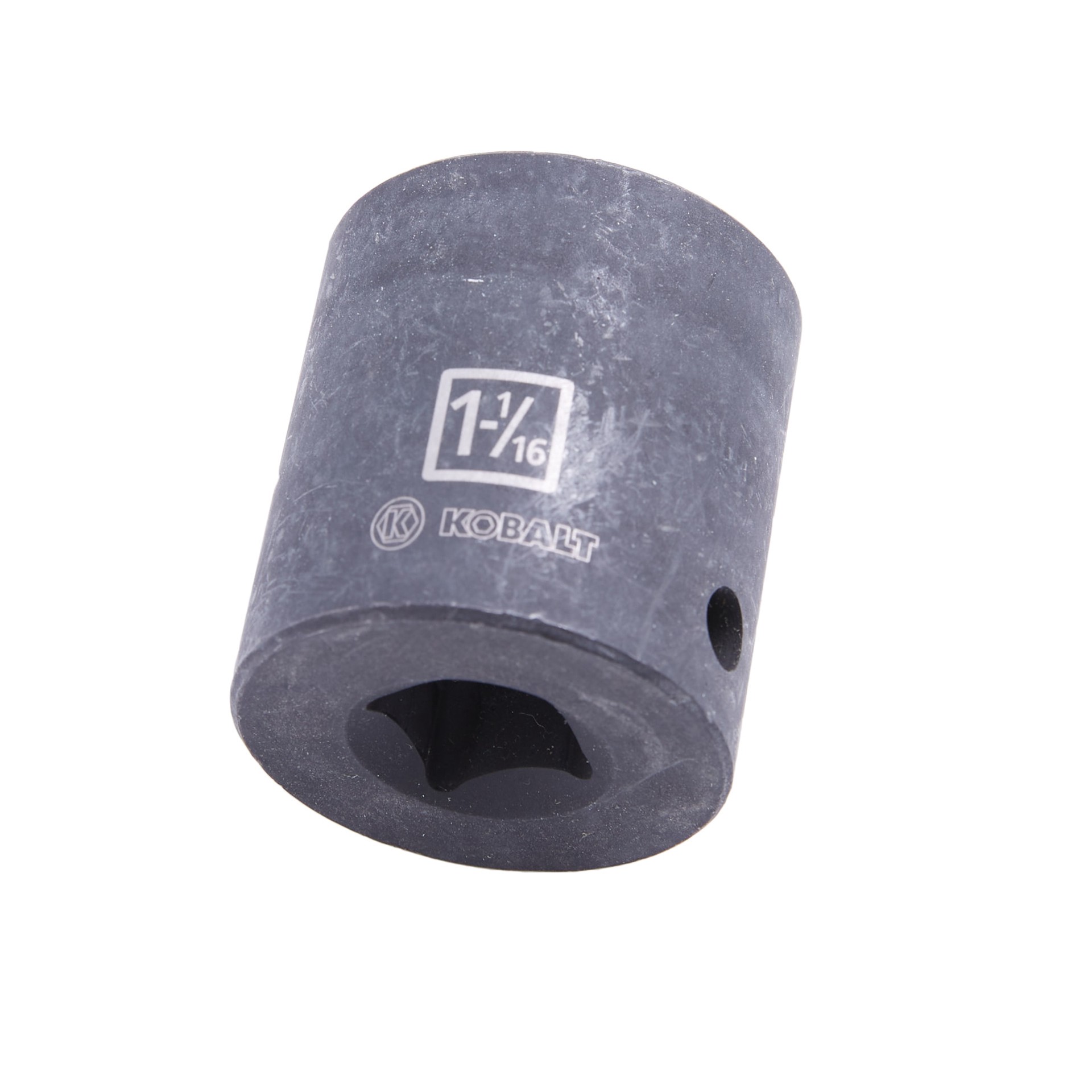 slide 4 of 6, Kobalt Standard (SAE) 1/2-in Drive 1-1/16-in 6-point Impact Socket Individual, 1 ct