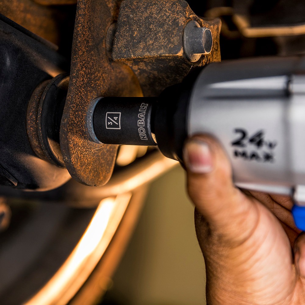 slide 6 of 6, Kobalt Standard (SAE) 1/2-in Drive 1-1/4-in 6-point Impact Socket Individual, 1 ct