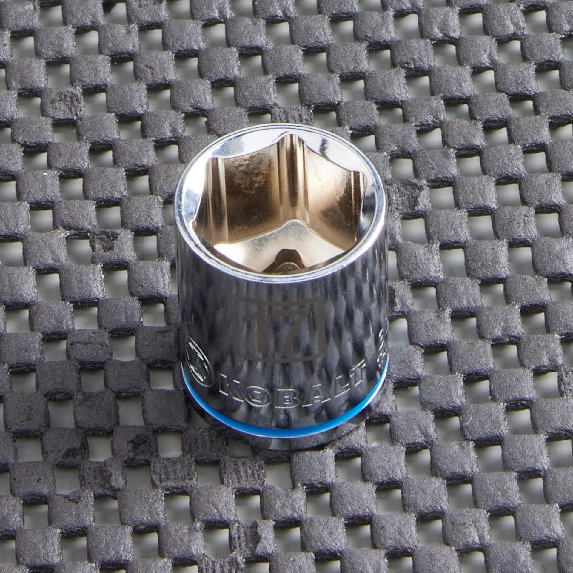 slide 2 of 6, Kobalt 3/8-in Drive Metric 17mm Shallow Socket, 1 ct