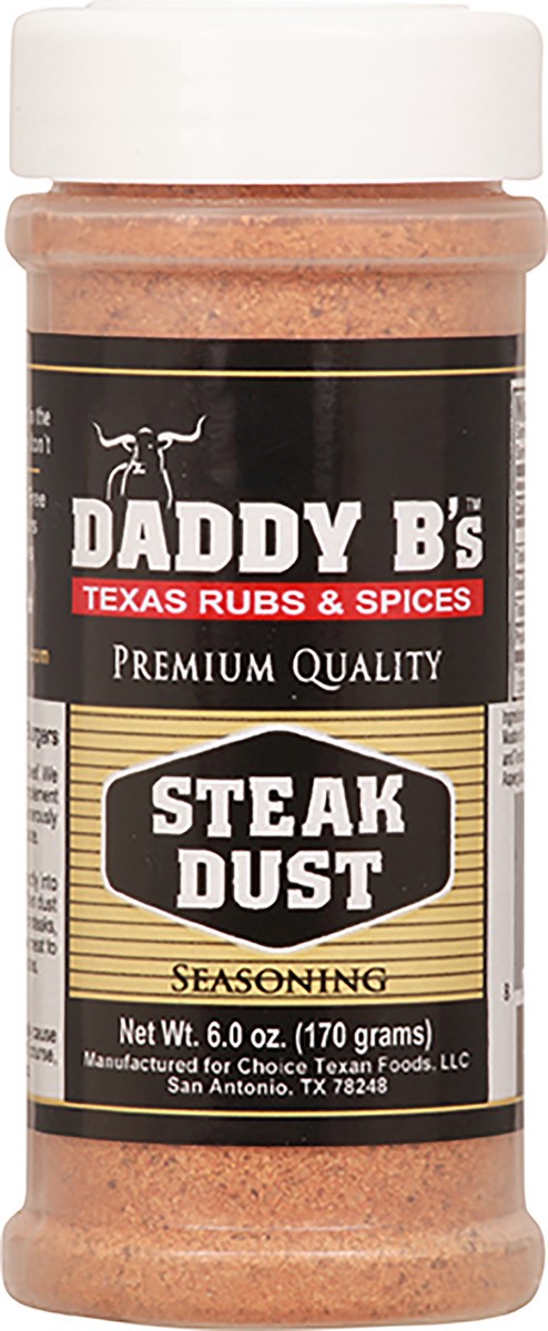 slide 9 of 12, Daddy B's Steak Dust Seasoning 6 oz, 6 oz