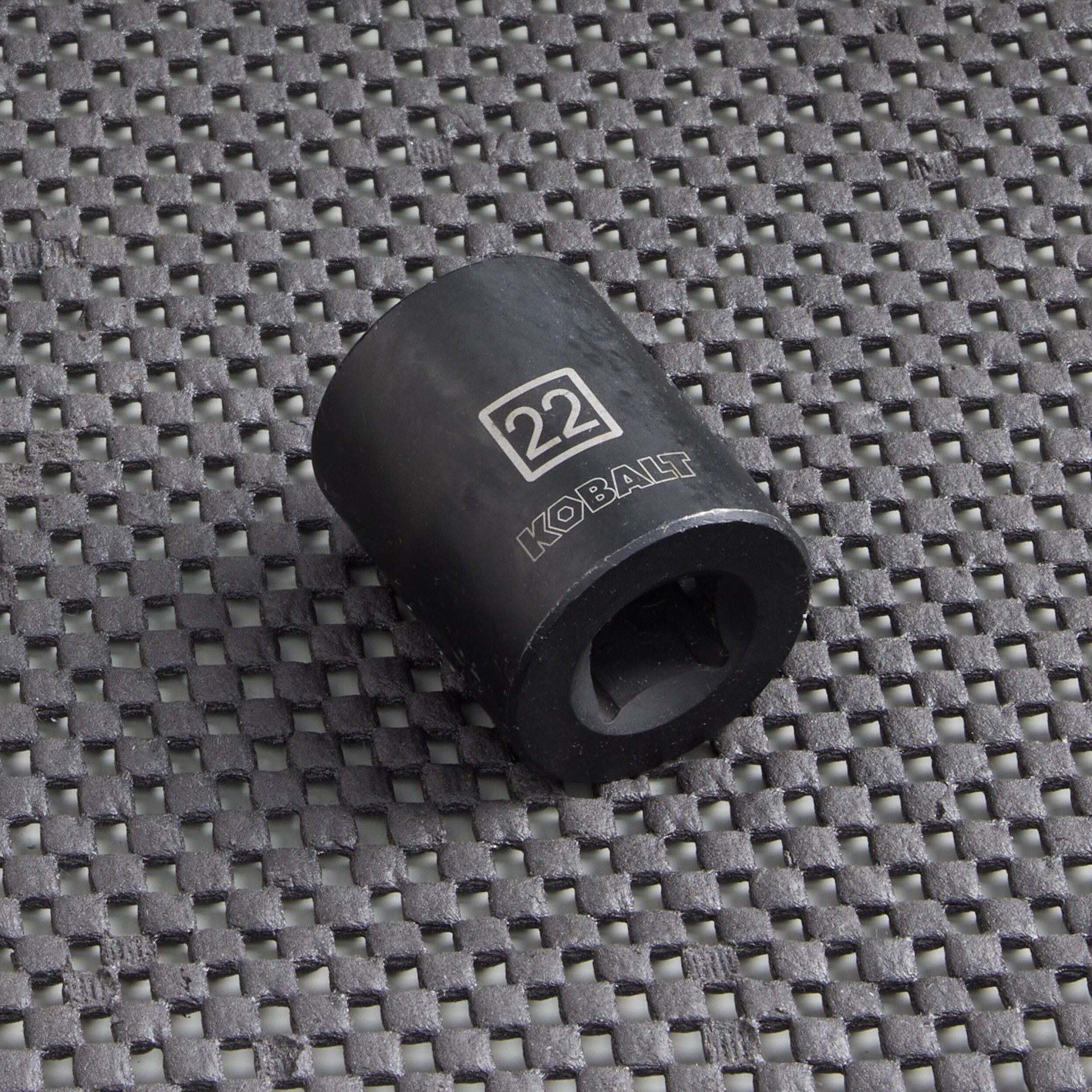 slide 3 of 6, Kobalt Metric 1/2-in Drive 22mm 6-point Impact Socket Individual, 1 ct