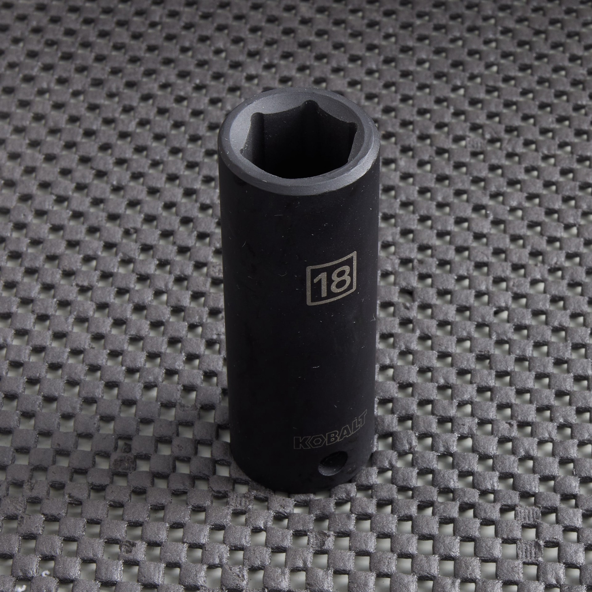 slide 2 of 6, Kobalt Metric 1/2-in Drive 18mm 6-point Impact Socket Individual, 1 ct