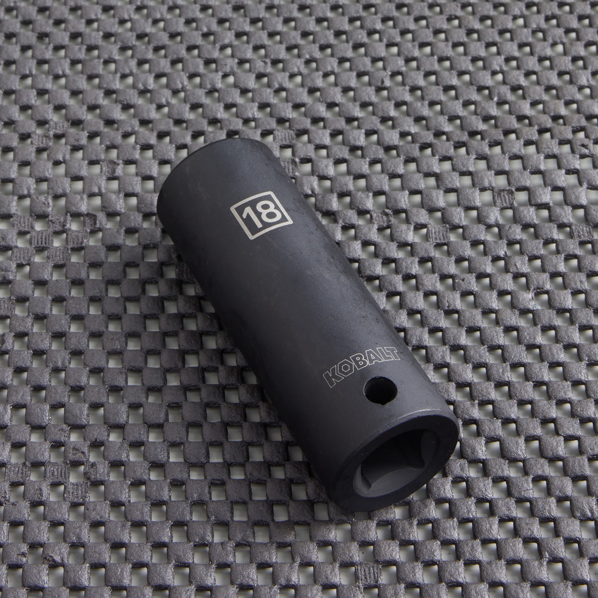 slide 3 of 6, Kobalt Metric 1/2-in Drive 18mm 6-point Impact Socket Individual, 1 ct