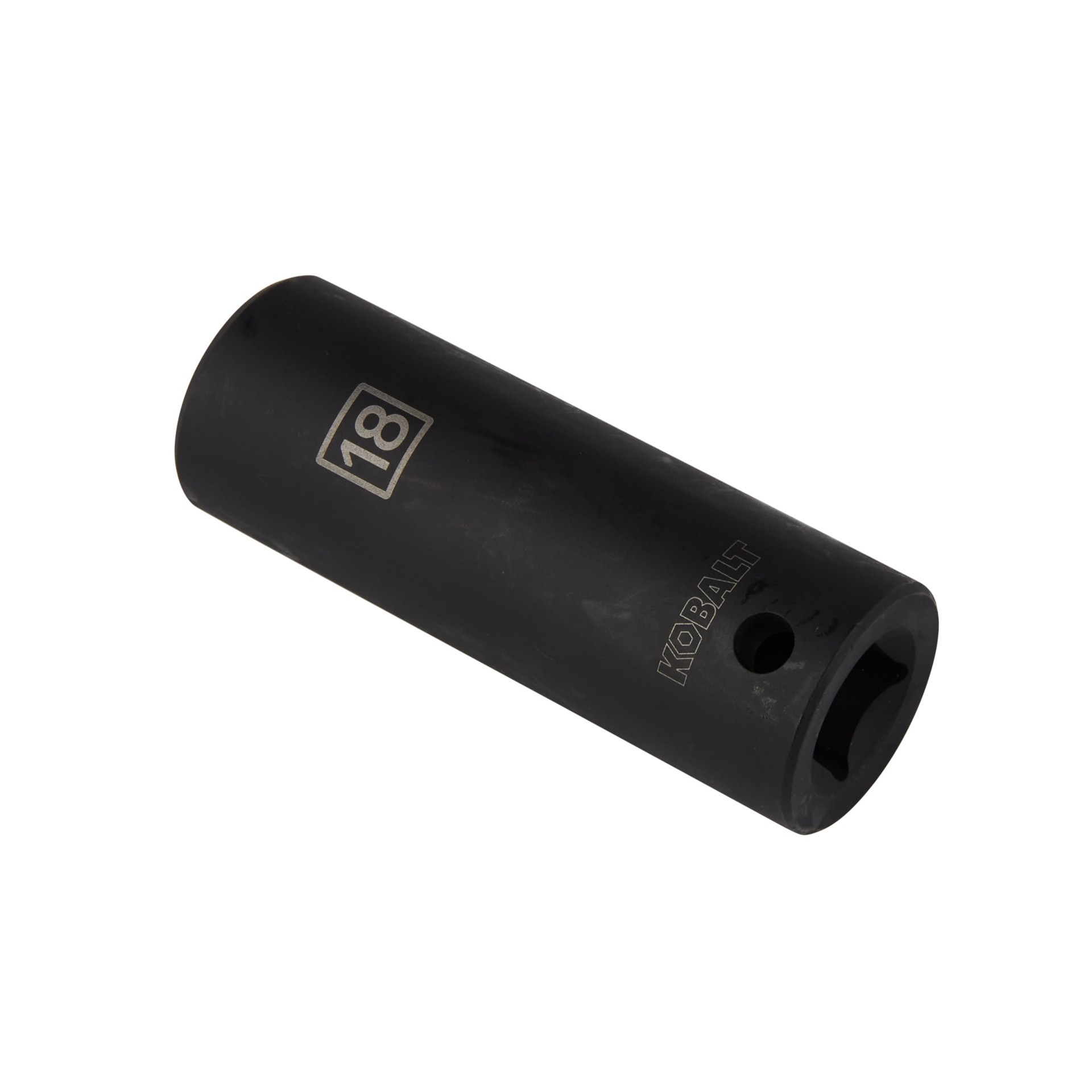 slide 4 of 6, Kobalt Metric 1/2-in Drive 18mm 6-point Impact Socket Individual, 1 ct