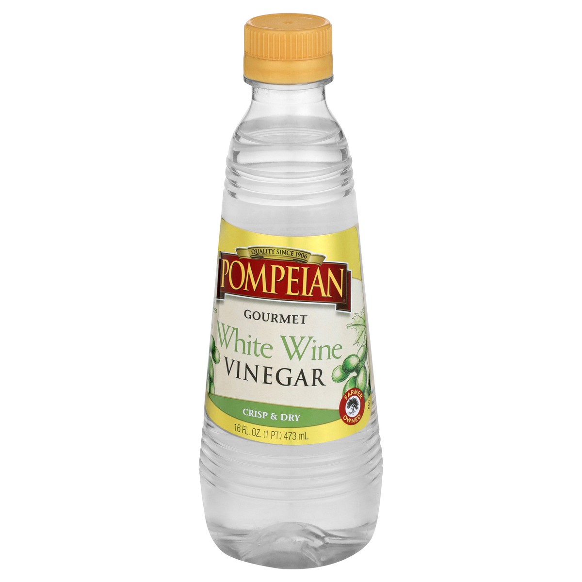 slide 7 of 8, Pompeian 16 oz Pompeian White Wine Vinegar, 16 fl oz