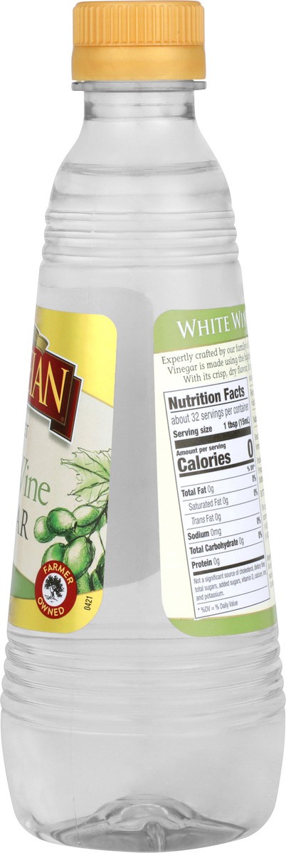 slide 6 of 8, Pompeian 16 oz Pompeian White Wine Vinegar, 16 fl oz