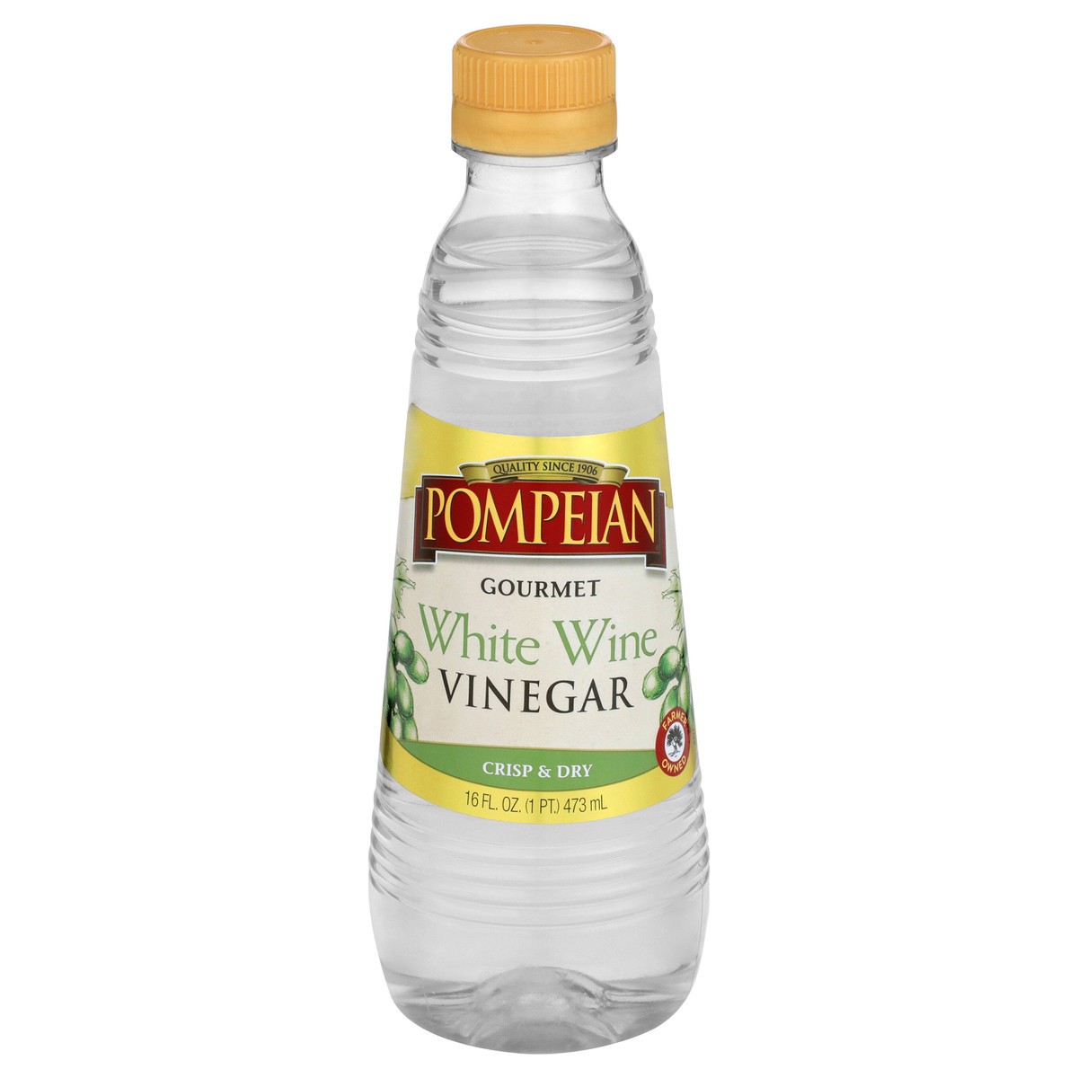 slide 1 of 8, Pompeian 16 oz Pompeian White Wine Vinegar, 16 fl oz