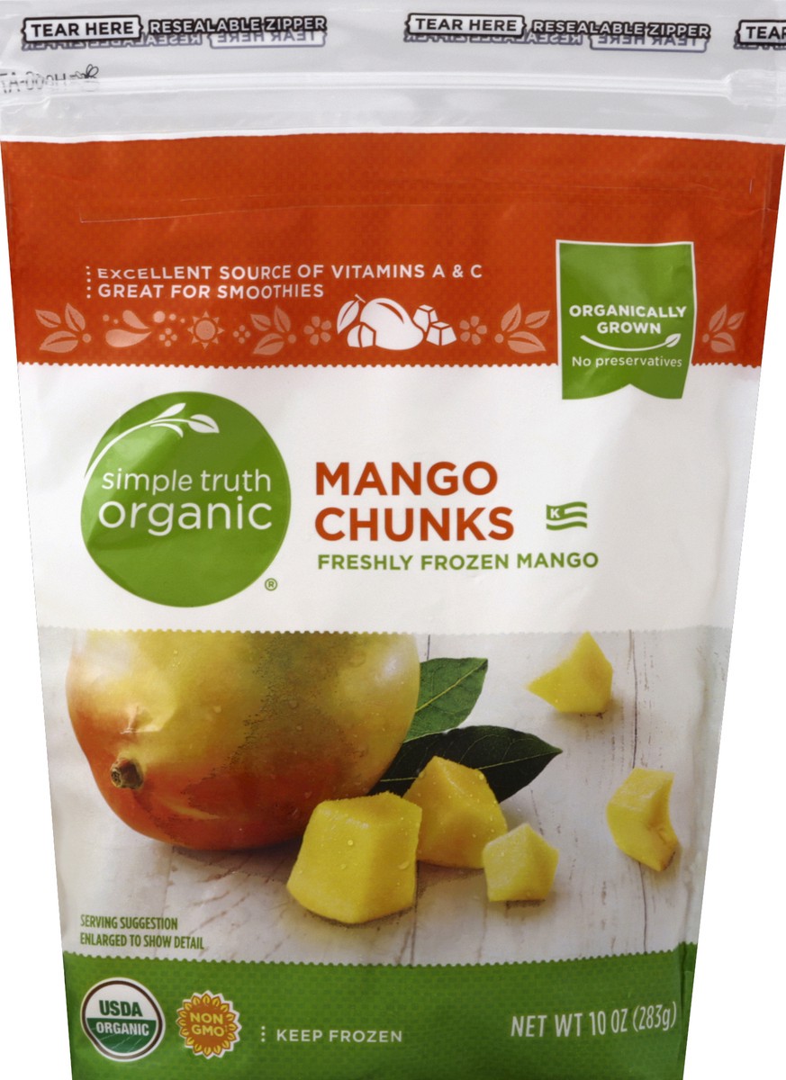 slide 1 of 3, Simple Truth Mango Chunks 10 oz, 10 oz