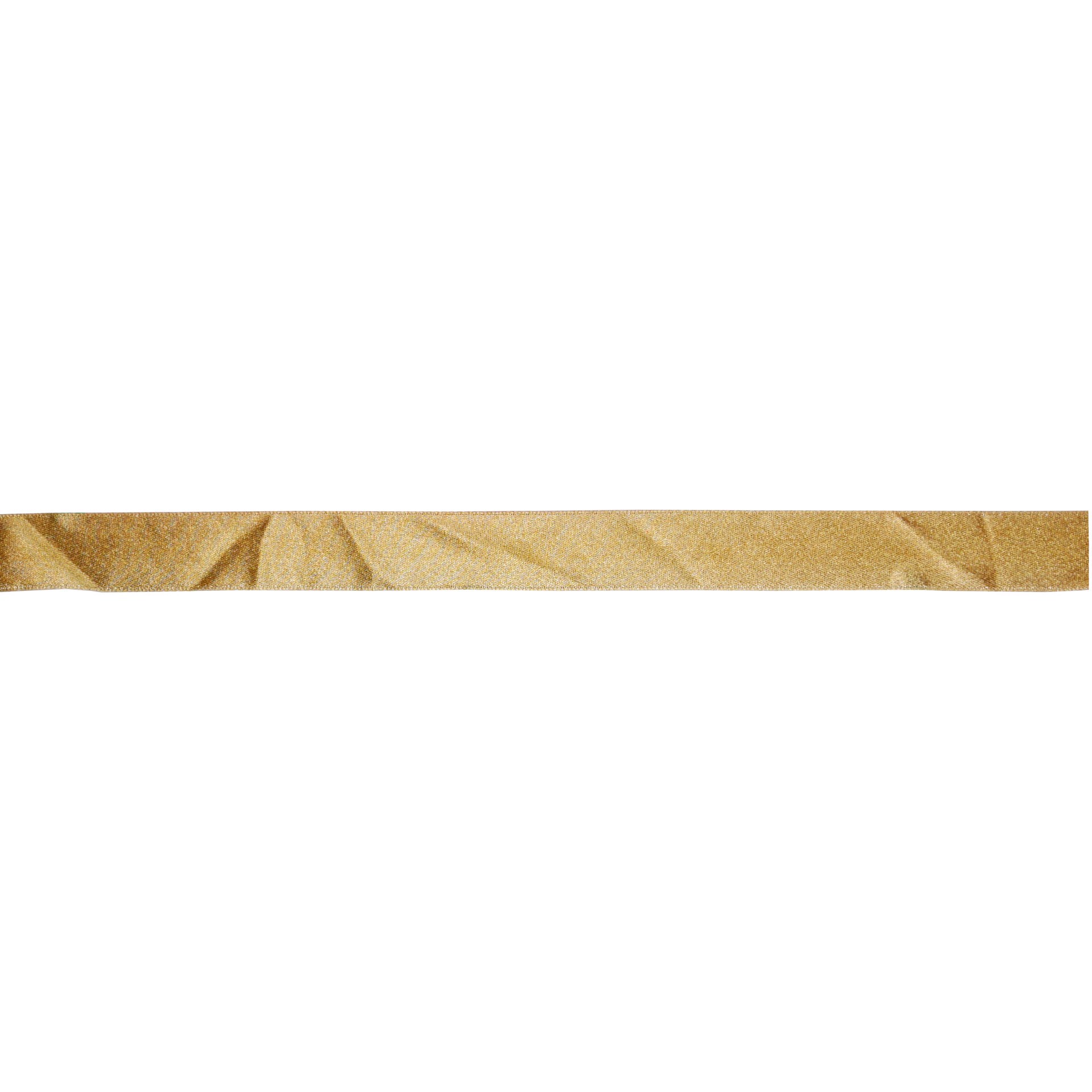 slide 3 of 3, 7/8" X 30ft. Gold Shimmer Ribbon By Celebrate It, 7/8 in x 30 ft