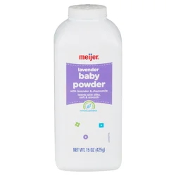 Meijer Baby Powder W/lavender & Chamomile 15 Oz