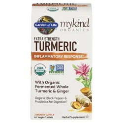 Garden of Life Extra Strength Turmeric 60 Vegan Tablets