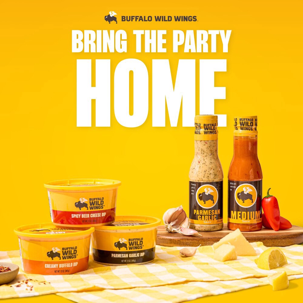 slide 2 of 6, Buffalo Wild Wings Parmesan Garlic Dip, 12 oz