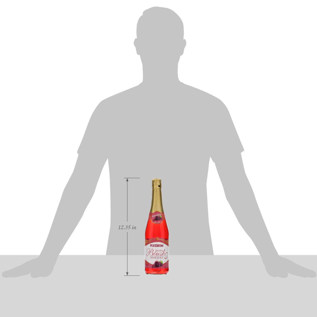 slide 13 of 13, Kedem Sparkling Blush Grape Juice 25.4 fl oz, 25.4 fl oz